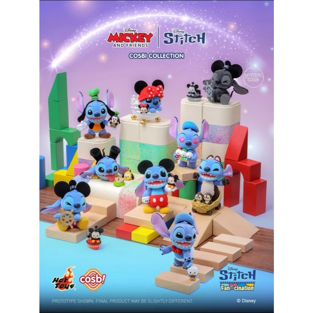 Hot Toys 史迪奇狂熱米奇與好友系列 米奇 奇奇蒂蒂 唐老鴨 盲盒 盒玩 公仔 隨機出貨 COCOS TU003