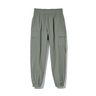 【EIDER】ON THE ROCK 女口袋工裝縮口長褲 / 23EDWM23302-[卡其綠、黑]