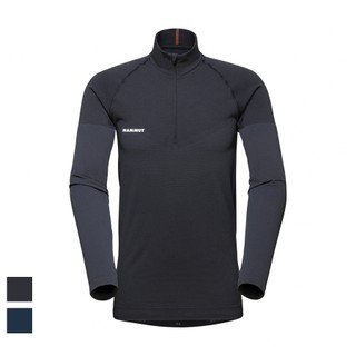 Mammut 男款 Trift Half Zip Longsleeve 羊毛混紡立領拉鍊長袖排汗衣 1016-01050