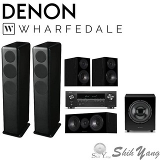 DENON AVR-S570BT+Wharfedale Diamond D330+12.1+12.C+WH-D8劇院組