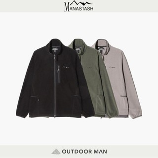 [MANASTASH] GRID FLEECE ZIP JKT (5252004)