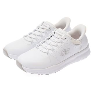 SKECHERS 女工作鞋系列 瞬穿舒適科技 NAMPA SR 防滑 全白 護士鞋 工作鞋 - 108218WHT