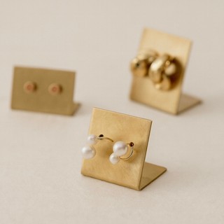 日本 shesay 手工真鍮黃銅耳環展示架 增添獨特氛圍與質感