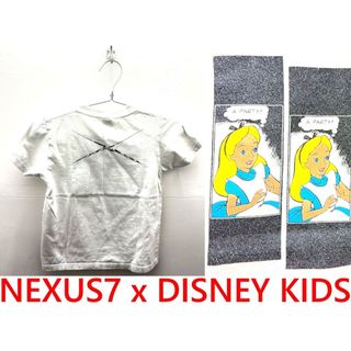 BLACK美中古NEXUSVII x DISNEY愛麗絲夢遊仙境KIDS BABY小兒童裝短T