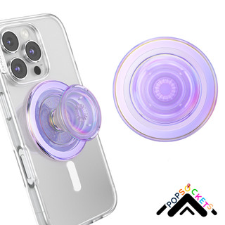 泡泡騷 手機支架 磁吸 虹光薰衣紫 PopSockets 伸縮手機支架 現貨