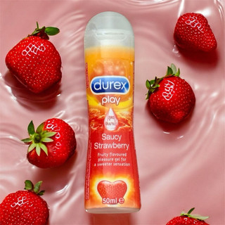 限量 DUREX 杜蕾斯潤滑液50ml 甜誘草莓 情趣用品 隨身型