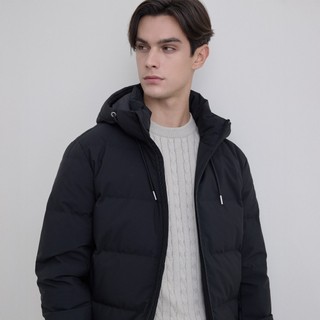 GIORDANO 男裝羽絨連帽外套 Two Mile Wear系列【雙色任選】01075616