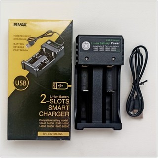 多功能電池充電器 18650/14500/16340/16650/14650 USB充電盒電池充電板 雙槽充電器