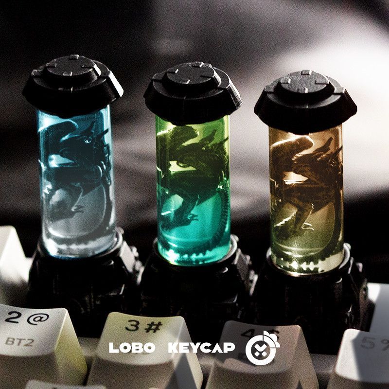 臺灣🚍新潮外星異形鍵帽🕹️經典外星異形培養皿鍵帽 外星異形造型鍵帽 萬聖節小裝飾 科幻異形造型擺件 外星異形造型按鍵