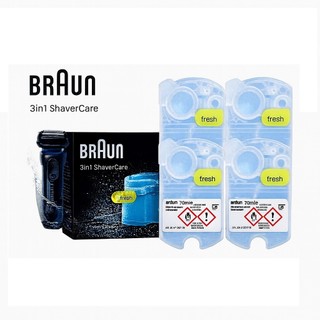 BRAUN 德國百靈 電動刮鬍刀清潔液 匣式清潔液 清潔盒 CLEAN [假貨出沒詳見內文][實體店面] CCR2