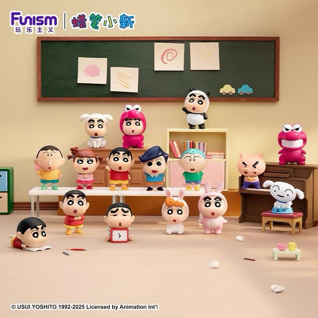 《全新現貨》蠟筆小新 風間 妮妮 小白 正男 肥嘟嘟左衛門 鱷魚阿山 小白的時間膠囊系列 萌粒 公仔