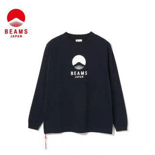 日本直郵🇯🇵 BEAMS JAPAN 長T T恤 大學T 富士山印花 長袖 寬鬆純棉 上衣