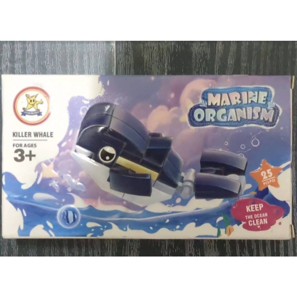 模型-海洋生物Marine orgasms鯨魚積木(新的未使用)[S.C]