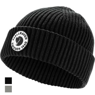 Fjallraven 小狐狸 1960 Lite Logo Hat 羅紋針織帽美麗諾羊毛帽 保暖帽 13100234