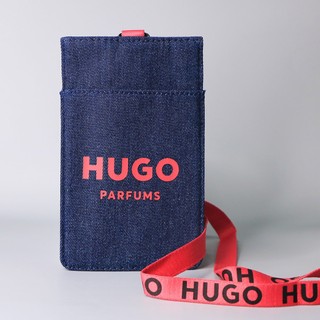HUGO BOSS 丹寧手機背帶【百貨貴婦】