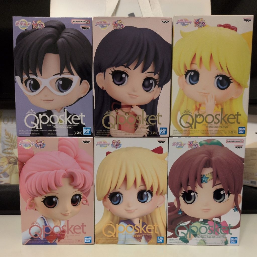 全新現貨🇯🇵日版 金證 Qposket 美少女戰士 戰鬥服 禮服 地場衛 月野兔 水野亞美 木野真琴 愛野美奈子火野麗