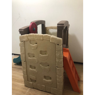 Step2 Natural Playful Woodland 兒童戶外玩具,遊樂場組,滑梯,攀巖,適合 2-6 歲幼兒