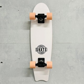 TARGET SPORTS SKATE圓形LOGO 印花(白)滑板 交通滑板 專業滑板