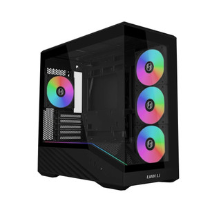 小白的生活工場*聯力機殼 PC-V100R MINI 黑色/ 標配4顆ARGB風扇（1正3反向）