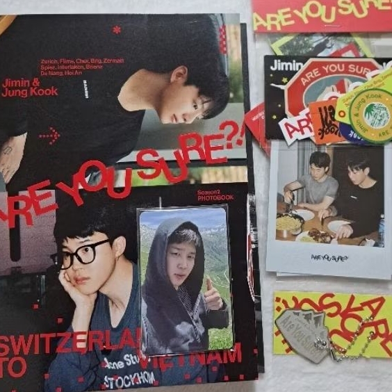 拆售 BTS JIMIN X JUNG KOOK <ARE YOU SURE?! SEASON 2> 寫真書
