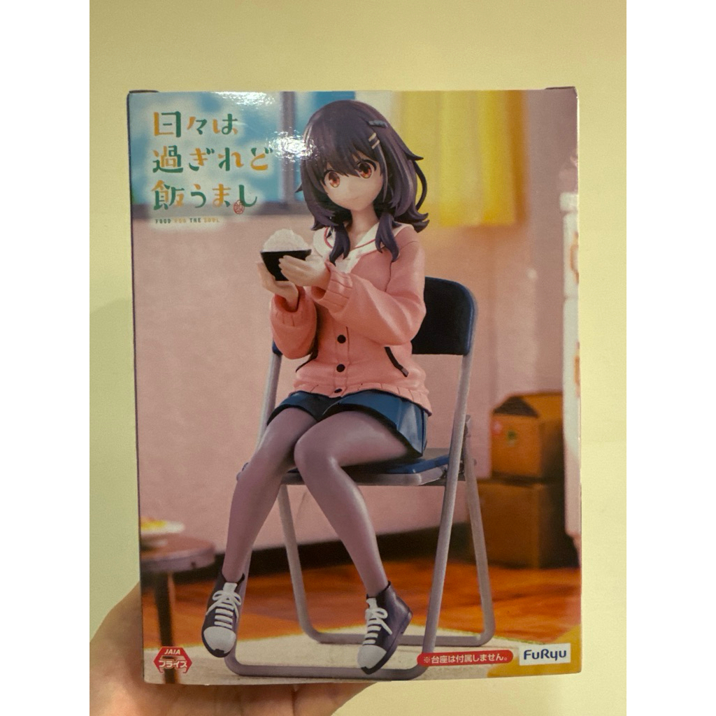 現貨 日版 FuRyu 泡麵蓋 歲月流逝飯菜依舊美味 河合真子 坐姿 公仔 模型 景品公仔