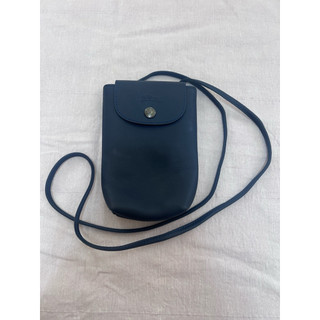 （全新正品）LONGCHAMP LE PLIAGE XTRA系列牛皮翻蓋手機斜背包