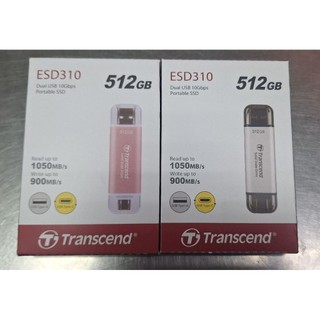 【3C-168】Transcend 創見 ESD310 512GB(TS512GESD310)Type C/A SSD