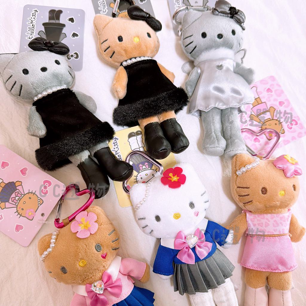 CC選物♾️現貨特價✨日本正版 三麗鷗 kitty 長腿Kitty 貴婦Kitty 高校生Kitty 曬黑Kitty