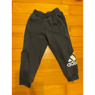 adidas 男童 100公分厚棉長褲 二手 有破損