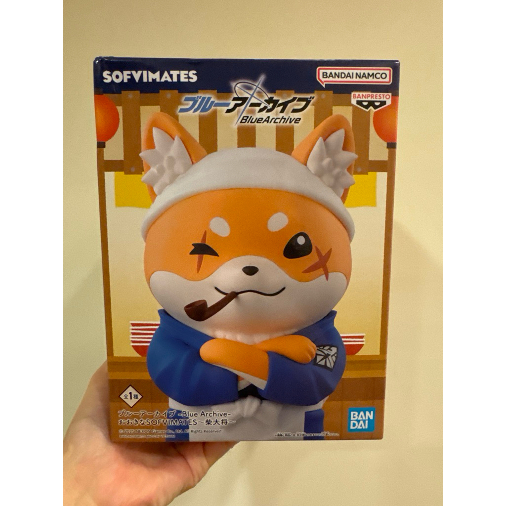 現貨 BANDAINAMCO BANPRESTO 蔚藍檔案 大大的 SOFVIMATES 柴大將 景品 公仔