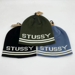 STUSSY STRIPE SKULLCAP BEANIE 橫槓 條紋 毛帽 情侶款 男女