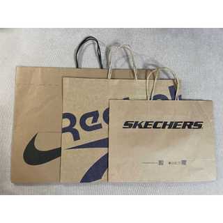 各式運動品牌手提袋 購物袋 牛皮紙袋～ Nike. Reebok. SKECHERS.