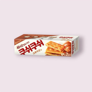韓國Orion 好麗友 千層酥焦糖蘇打餅乾 牛角酥餅 可頌 焦糖口味65.6g 韓國零食