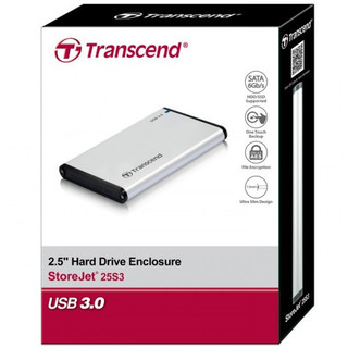 Transcend 創見StoreJet 25S3 USB3.1 2.5吋SSD 硬碟外接盒 (TS0GSJ25S3)