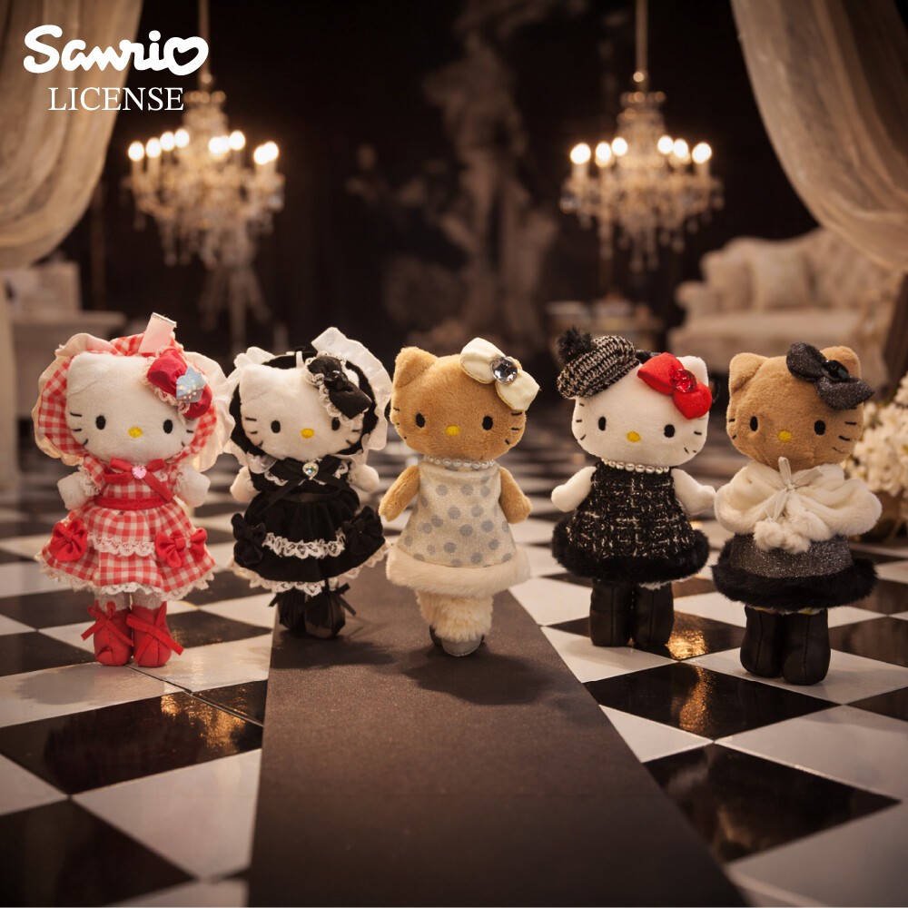 日本正版 長腿kitty 正版長腿kitty娃娃 長腿kitty吊飾 長腿kitty配件 HelloKitty 冬季新款