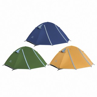 【Naturehike】Bleik輕量210T帳篷 WS038 雙人/三人 森林綠/深空藍/枯葉黃 原廠公司貨一年保固
