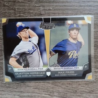 2012 Bowman Draft Dual Clayton Kershaw/Max Fried 特卡