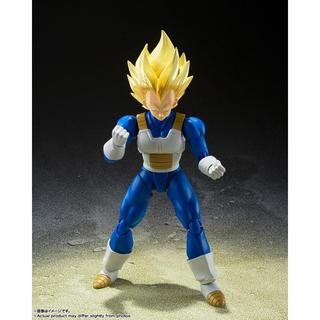 萬代 S.H.F SHF 超級賽亞人 貝吉達 決醒超級賽亞人之血 可動 完成品 豬帽子模型玩具