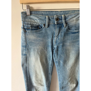 保證正品㊣貴牌 G-STAR RAW 淺藍 牛仔長褲🤠W24腰 L32