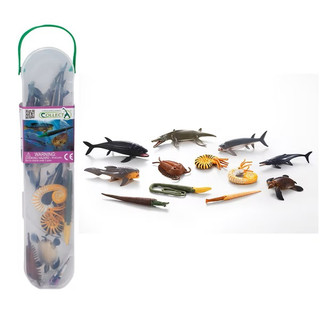 小牛津【永曄】collectA 迷你史前海洋動物組 (盒裝-12入)~英國高擬真模型-R1104【TwinS伯澄】