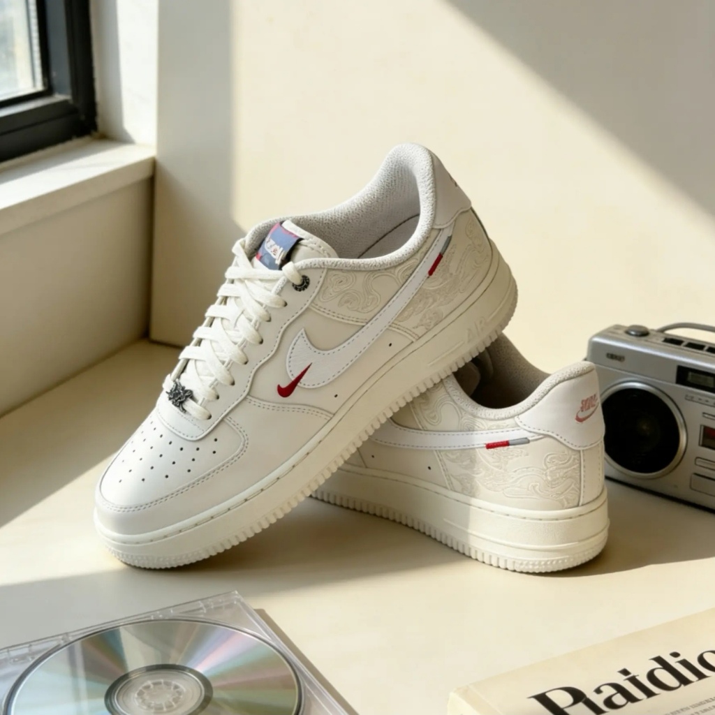 🏷️酷派 Nike Air Force 1 '07 馬年新款 脫韁係列 百搭 男女同款  休閒鞋 白 IQ1119-01