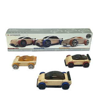 AUTOMOBLOX 德國迷你原木變形車(三合一跑車版)