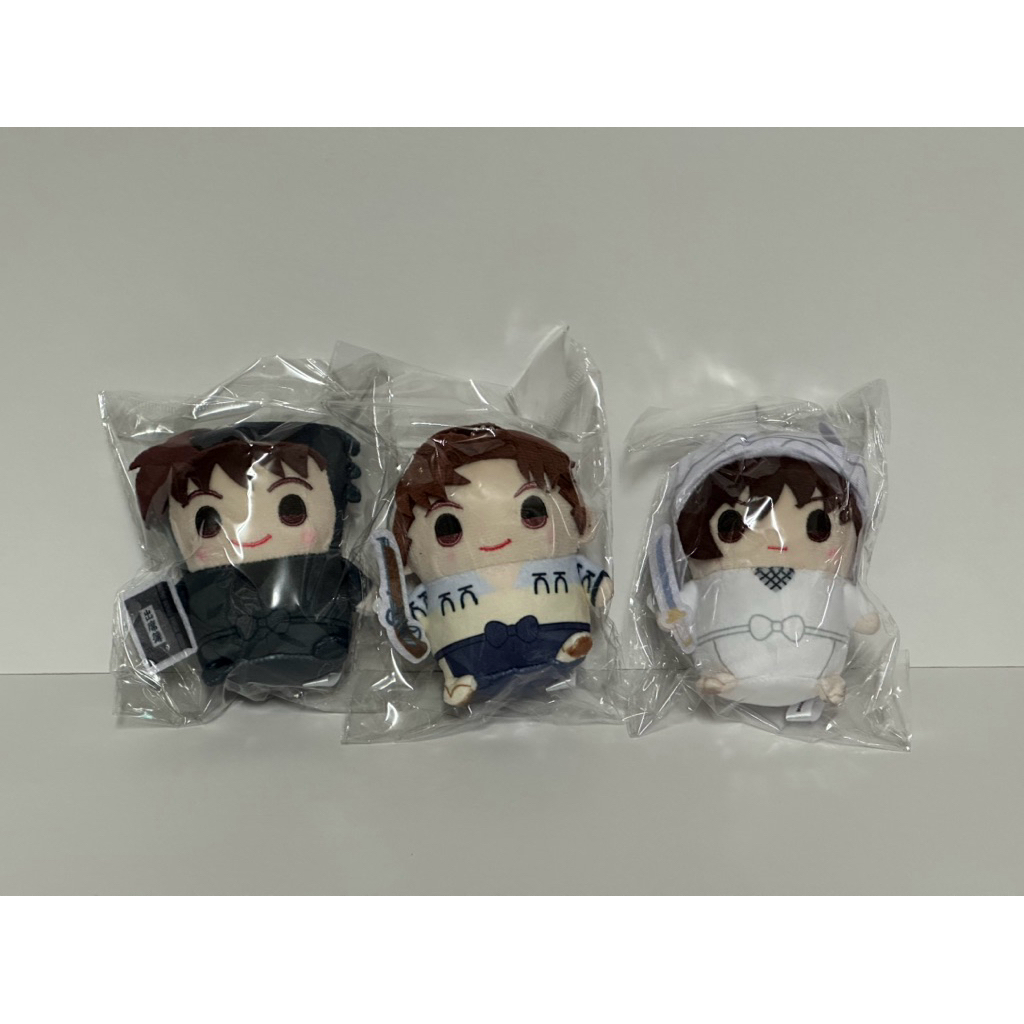 現貨 不拆賣 忍者亂太郎 土井半助+山田利吉+天鬼 Movic Q版迷你布偶吊飾 土井老師