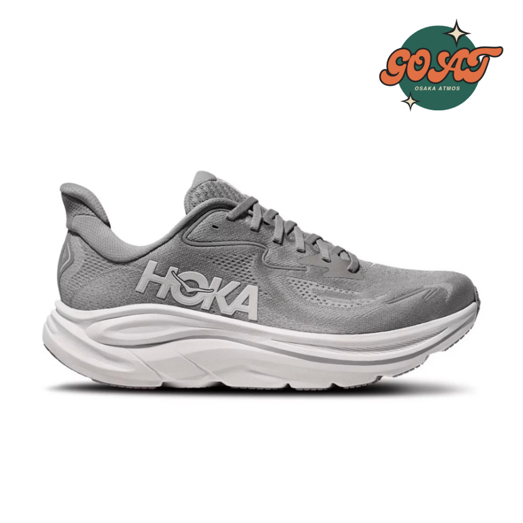 Hoka One One Clifton 10 灰白 輕量 透氣 舒適 厚底 增高 男鞋 女鞋 1162030STLLR