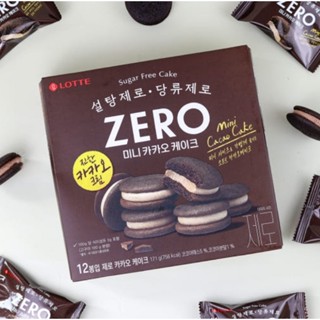 (假日有出貨) LOTTE 樂天 ZERO 無砂糖系列 巧克力夾心派 曲奇餅乾 巧克力派 巧克力豆 巧克力餅乾