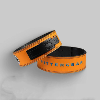 【FITTERGEAR】「悟」系列 快扣健力式健身腰帶 （快扣 專業 大重量 訓練硬拉 舉重 深蹲 牛皮護腰 高質感 )