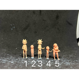 1/64 中指 瑞克和莫蒂 特莉西亞 tricia Rick and morty 小人 人偶 公仔 微縮 模型 1:64