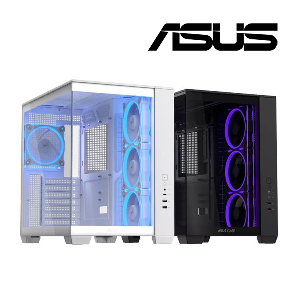 ASUS 華碩 A32 PLUS 全景玻璃 ATX 機殼 白色/黑色