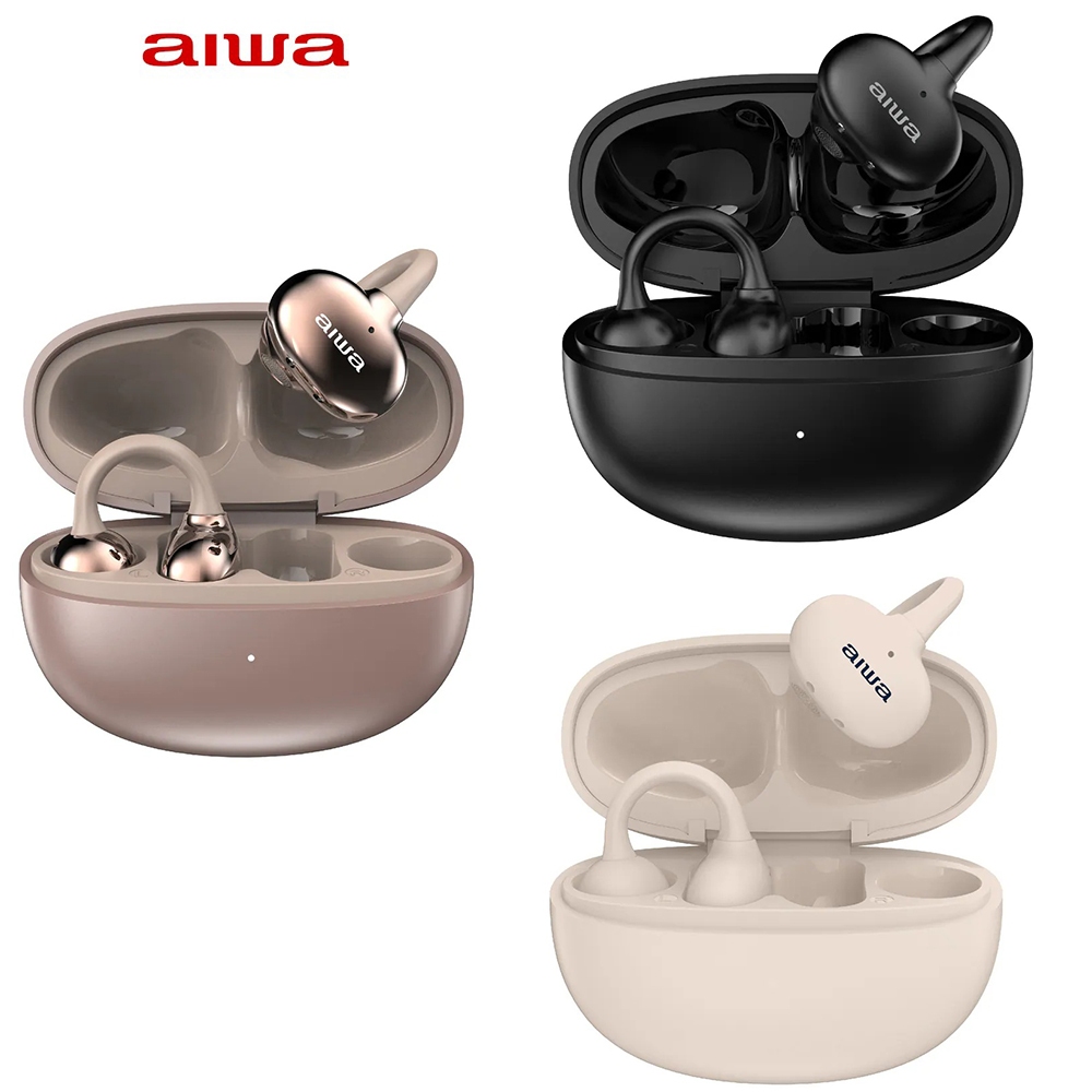 AIWA 愛華 AT-H06 EDGE耳夾式真無線藍牙耳機