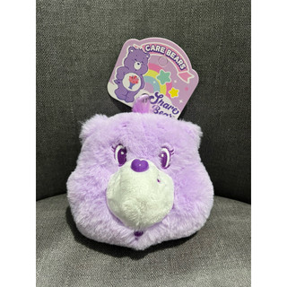 全新 正版 Care Bears 紫色彩虹熊零錢包吊飾